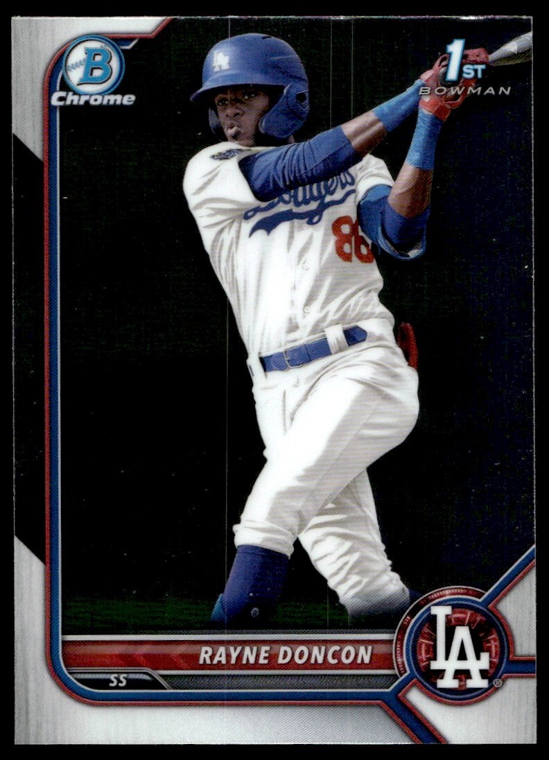 2022 Bowman Chrome Rayne Doncon A33 Los Angeles Dodgers #BCP-202