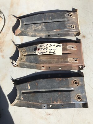 1968-74 AMC Javelin AMX Rear Trunk Latch Sheetmetal Support Panel
