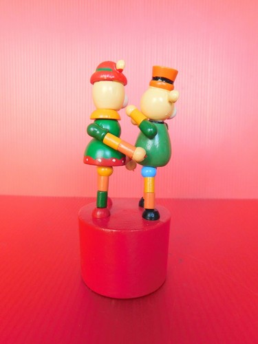 FIGURINE EN BOIS : JOUET ANIME, ARTICULE ANIMAUX : LES OURS COSTUMES - Imagen 3 de 6