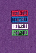 WORD SCALLOPED GET WELL die cuts scrapbook cards