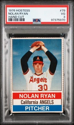 PSA 3 VG HAND CUT NOLAN RYAN HOF 1976 HOSTESS #79 NEW GRADED SLAB VINTAGE *TPHLC