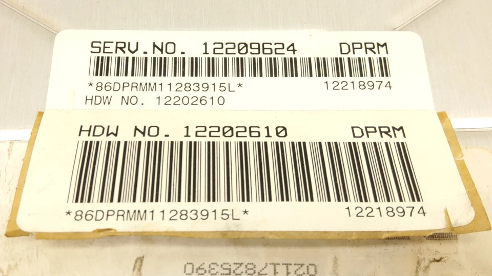 Computadora módulo de control del motor ECM ECU de 2002 Chevrolet Impala 12209624 Foto 2 de 4