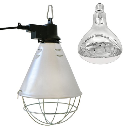 Aufzuchtleuchte Wärmelampe Wärmestrahler Schutzkorb Kükenlampe Stalllampe Licht - Bild 10 von 12