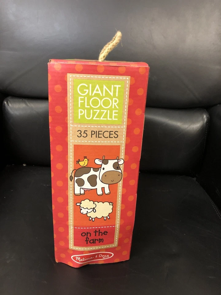 NUEVO Rompecabezas de piso gigante Melisa & Doug On The Farm 35 piezas 3+ años Foto 2 de 4