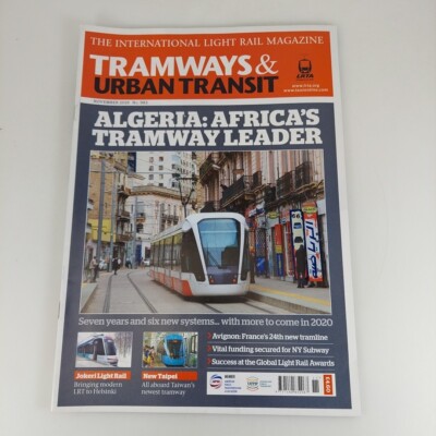 Tramways & Urban Transit 983 Nov 2019 Algeria: Africa's Tramway Leader