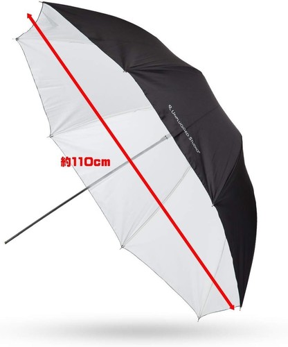 UNPLUGGED STUDIO 43-Inch White Umbrella (2-Pack) - Fiberglass Rib, Model UN-047 - Picture 3 of 8