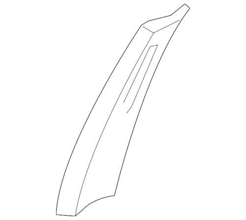 Panel de recorte central del lado del pasajero para Ford 2004-2006 (N/P 6L7Z-7824346-AAB)