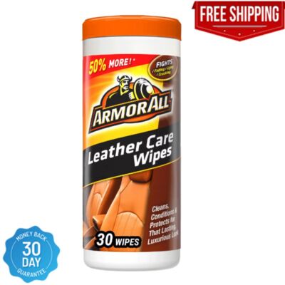 All Leather Care Automotive Wipes (30 Count) Leather Care Wipes Free Ship