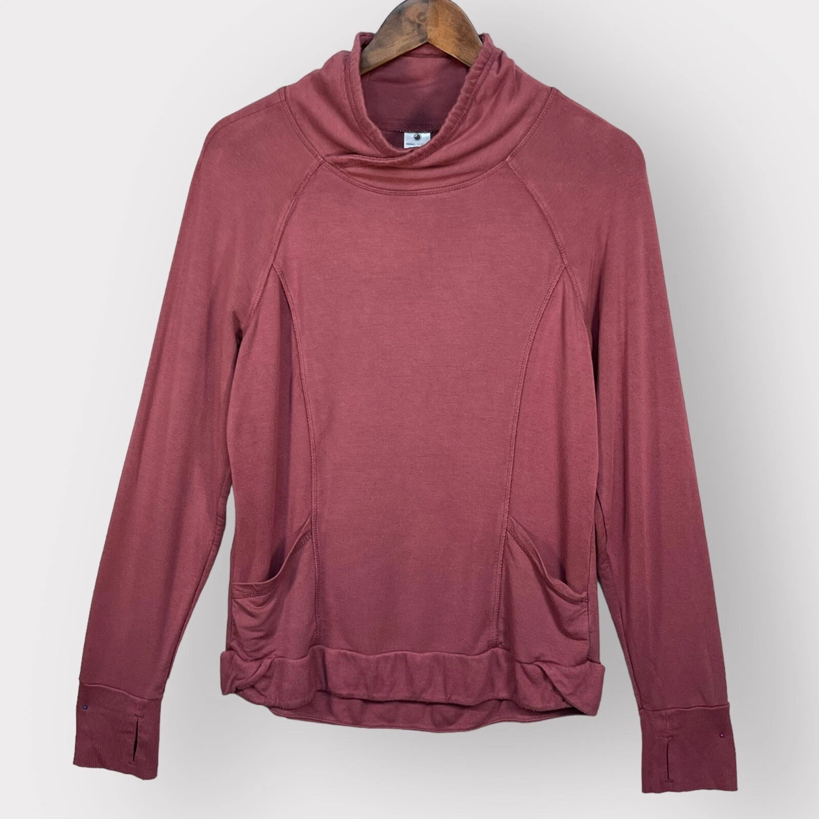 yogalicious activewear high neck thumb holes yoga p78 shirt