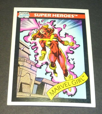 Marvel Universe - Marvel Girl Series 1 1990 Super High Grade Card #9 Pack Fresh 