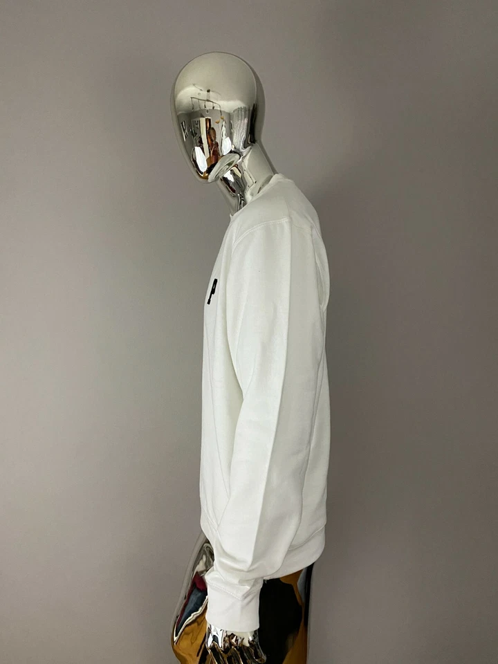 Sudadera Pullover Rosa Delfín Blanco Gráfico Talla M Foto 2 de 4