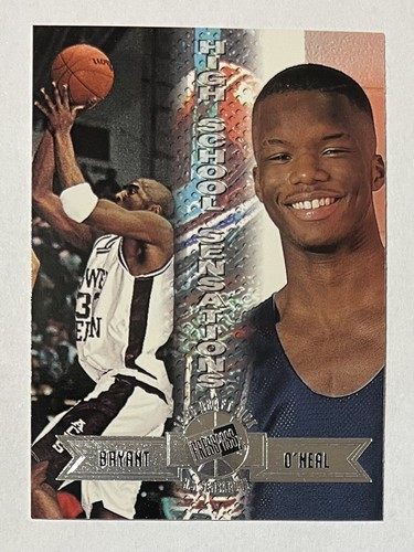 Kobe Bryant Jermaine O Neal 1996 97 Press Pass Silver Version RC Rookie 