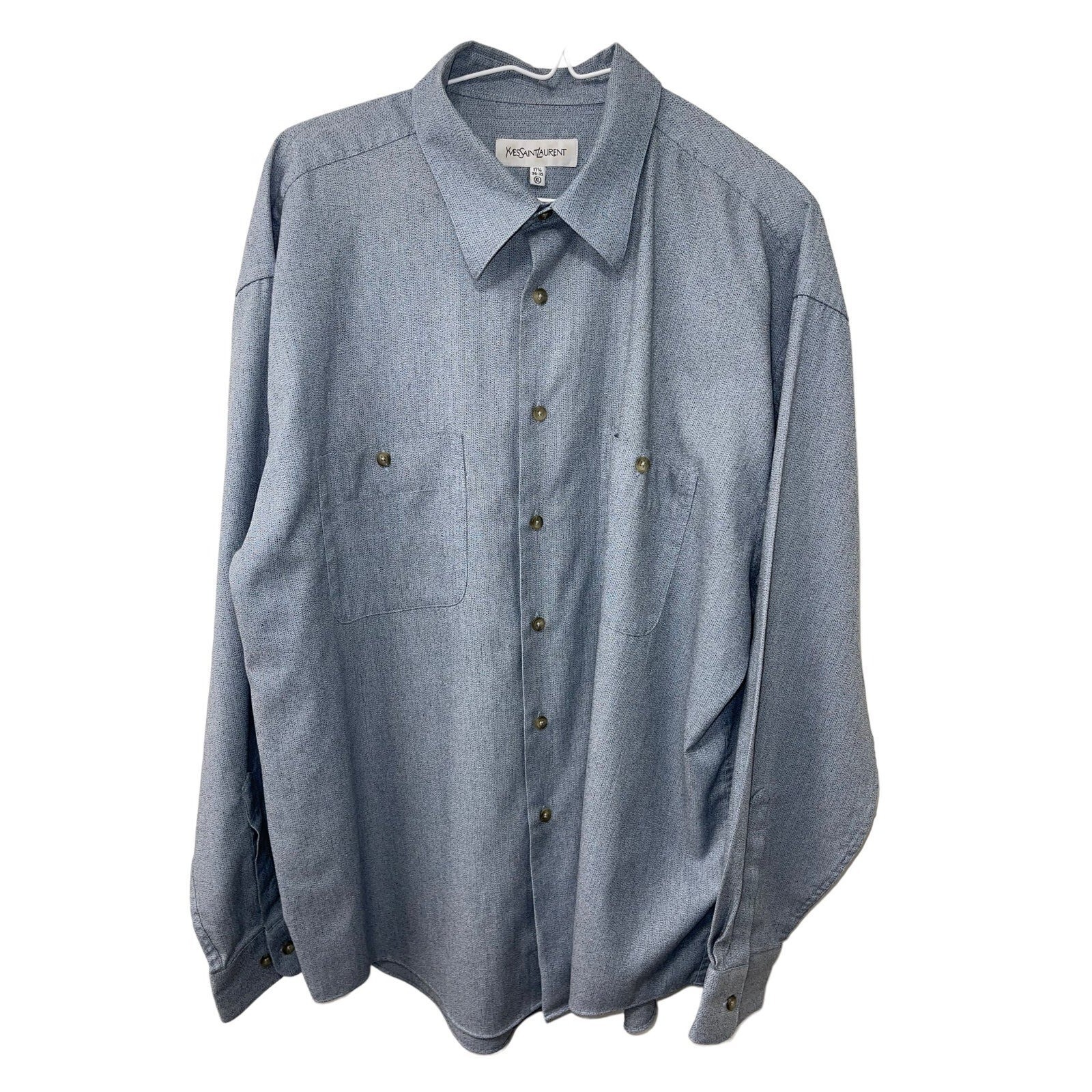 Camicia con colletto YSL Yves Saint Laurent a maniche lunghe XL