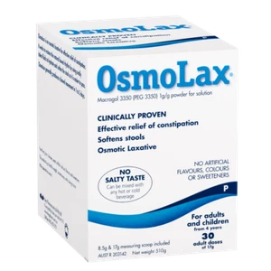 Osmolax 510g (30 Adult Doses) Effective Relief of Constipation Soften Stools - Picture 1 of 7