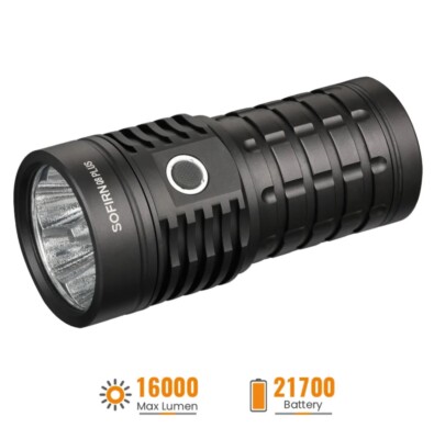 Sofirn Q8 Plus Rechargeable Flashlight 16000 Max Lumens, 6500K Ships From USA!