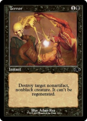 Terror - Retro Frame x1 - Dominaria Remastered - NM-Mint, English - Dominaria Re