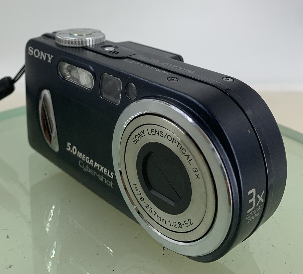 Sony Cyber-shot DSC-P12 5.0MP Digital Camera - Dark blue for sale