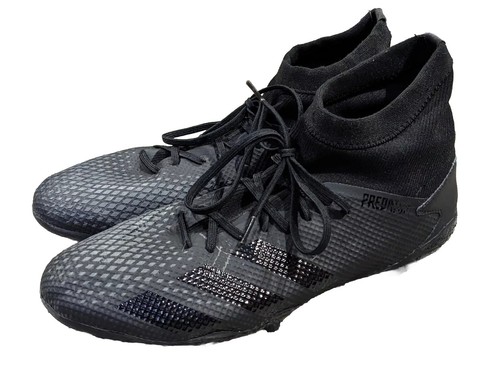 adidas Predator 20.3 FG Soccer Cleats Core Black Boots Men's Size 12 EF1634 EUC