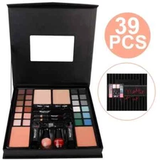 New All-in-One Makeup Kit Gift Set Eye Shadow Liner Brow Lip Bronzer Nail Polish
