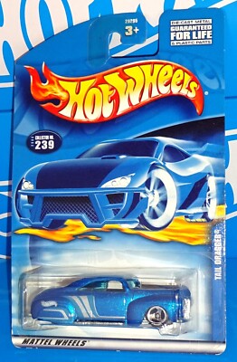 Hot Wheels 2000 Mainline #239 Tail Dragger Blue w/ 3SPs Malaysia Base
