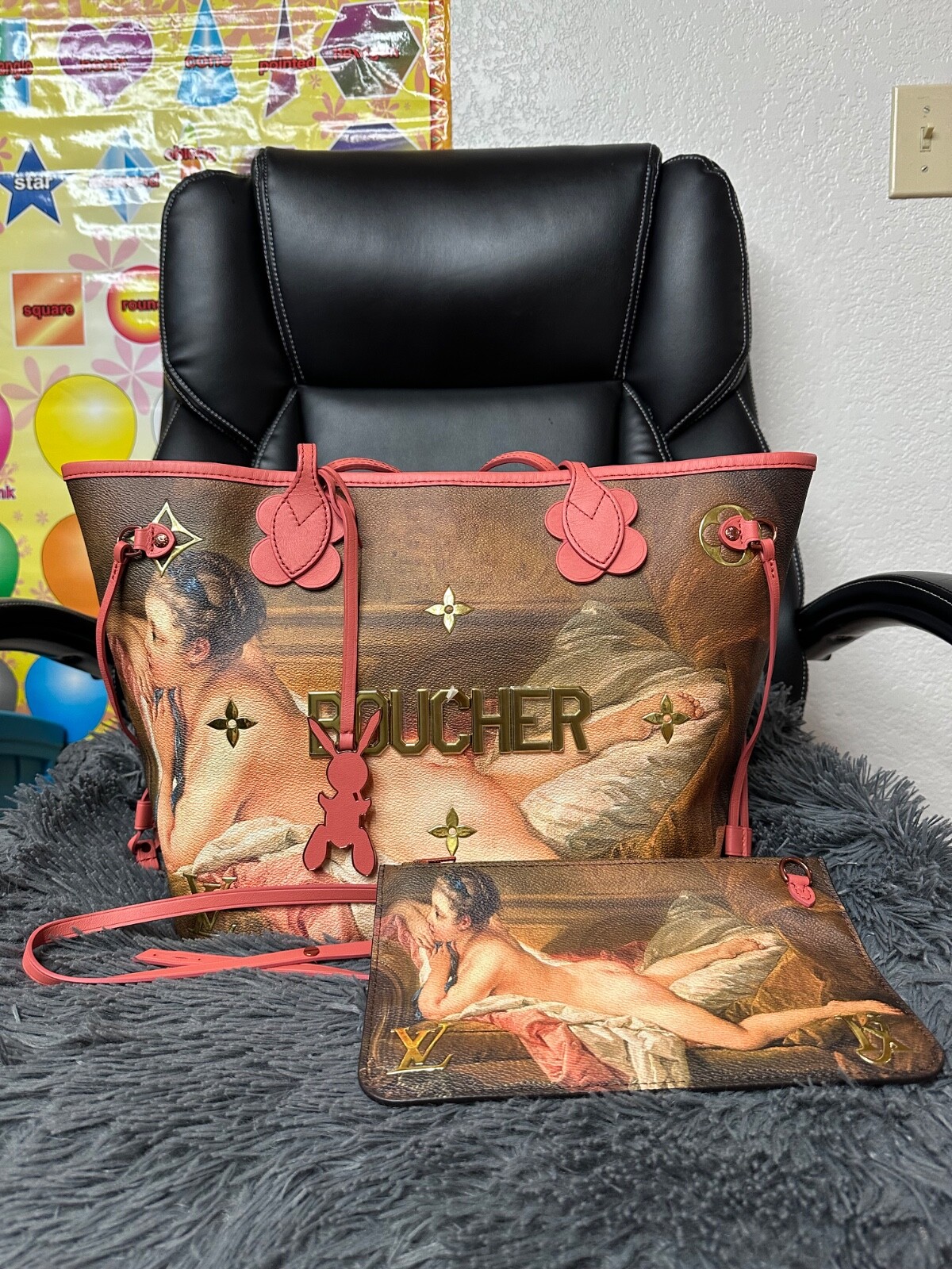 Louis Vuitton Limited Edition Boucher Neverfull MM Unused