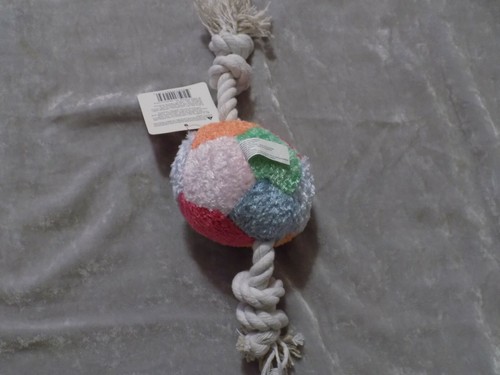 Vinyl Bone Rope Plush Squeak Dog Toys Tennis Ball Exercise Play Pet King NEW! - Picture 10 of 11