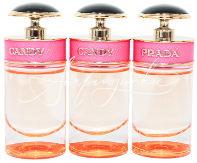 Prada Candy Eau De Parfum Perfume .2oz Splash Dabber Fragrance Miniature 3pc New