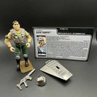 Vintage 1988 GI JOE ARAH Complete Code Name SUPER TROOPER w FILE CARD