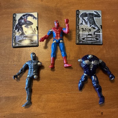 Marvel Heroes Mega Bloks Magnetic Spider-Man & Black Suit & Venom