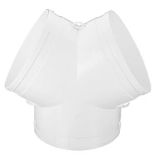 6" 3 Way Duct Splitter Y Connector Air Vent Duct Hose Exhaust Pipe Adapter