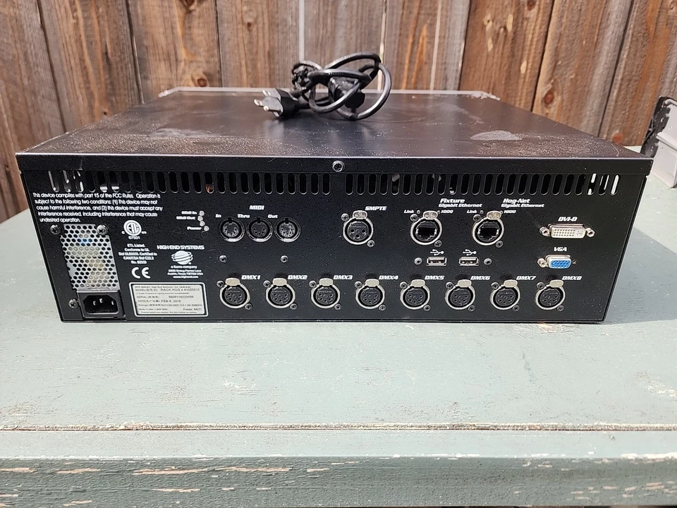 High End Systems Rack Hog 4 3U Rackmount Lighting Console System - Image 2 of 2