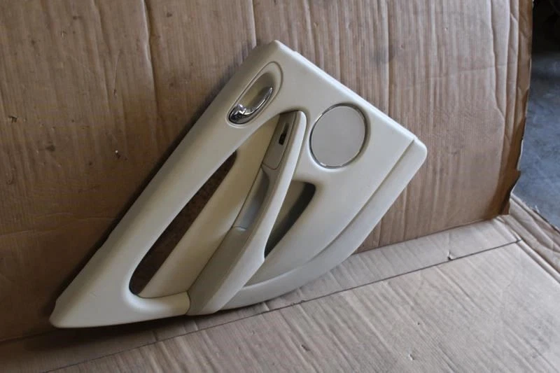 Jaguar X Type 2004 2005 2006 2007 2008 panel de moldura de puerta trasera izquierda bronceado (usado) Foto 2 de 4