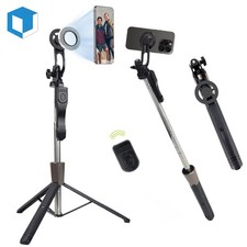 Magnetic Selfie Stick Portable Phone Tripod Stand for Travel Selfies Vlogging