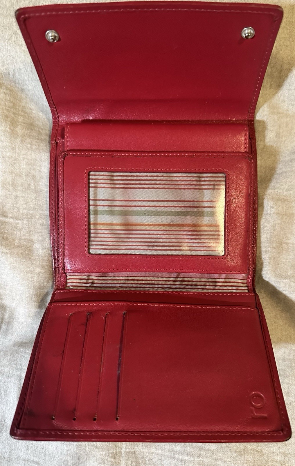 Vintage cute RO  Red Wallet - image 3