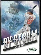 2022 Panini Absolute Juan Soto By Storm Retail Green #BYS-2 Washington Nationals