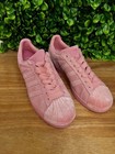 Adidas Superstars Shoes Size 9 Women’s Pink Suede Originals New No Box