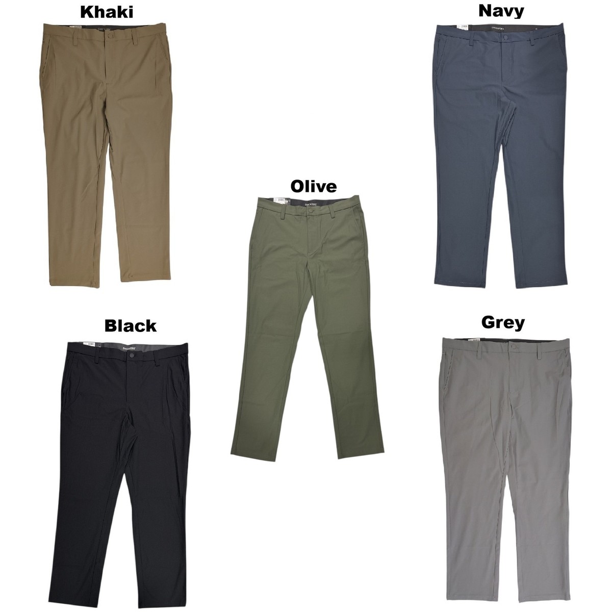 Dockers Men's Slim Fit Comfort Waistband Performance Stretch Tech