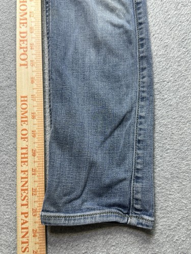 Abercrombie & Fitch Jeans Girls 9/10 Blue Denim Slim Straight Normcore Youth Kid - Picture 12 of 13