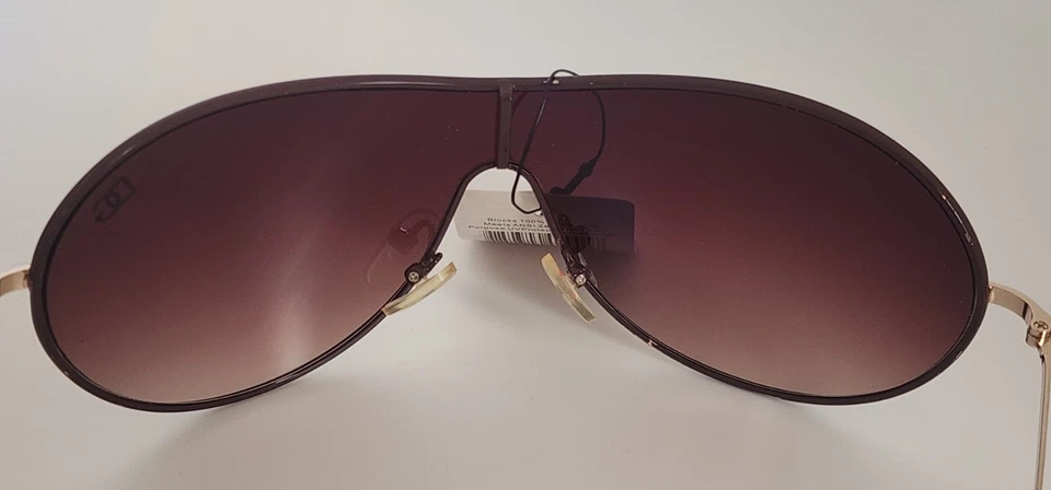 Gafas de sol DG UVA UVB 400 lentes degradadas individuales damas mujeres nuevas con etiquetas defectos Foto 3 de 4