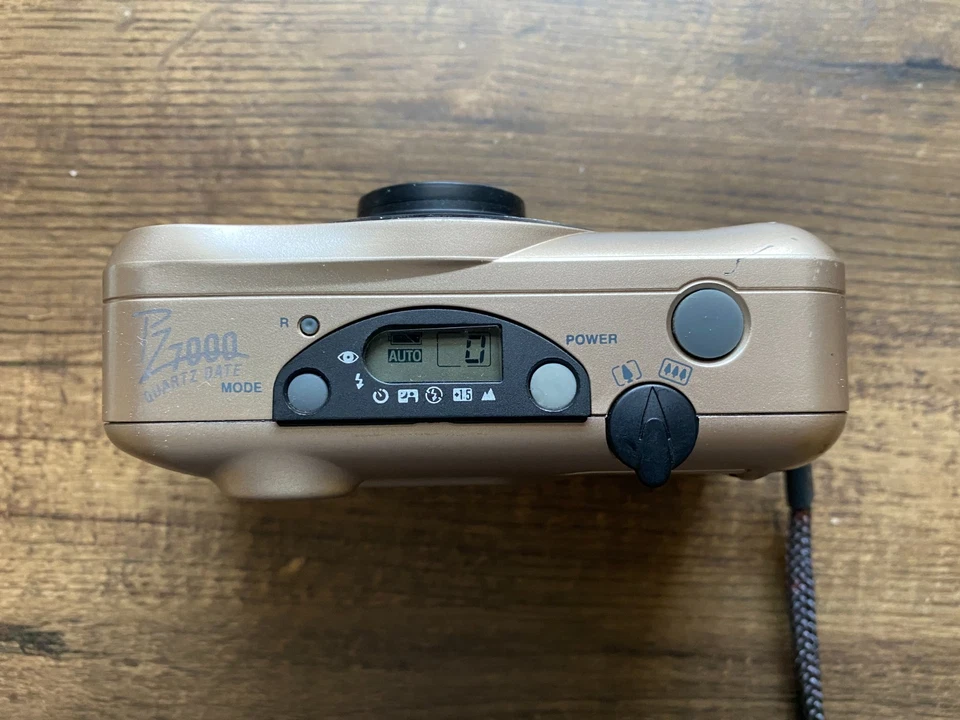 Vivitar Quartz Date PZ7000 Gold 35mm Point &Shoot Film Camera - Tested - Image 2 of 4