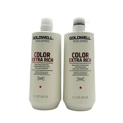 Goldwell Color Extra Rich Brilliance Shampoo & Conditioner - Coarse Hair 33.8 oz