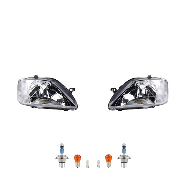 Scheinwerfer L R Set + Osram Night Breaker Laser Passend FüR Dacia Logan MCV KS-image