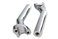 6-1/2 inch Buffalo Riser Set Chrome fits Harley Davidson
