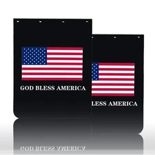 24"X30"Semi Truck Mud Flaps 1/5"Thick MudFlaps For Semi Truck Trailer Pair Black