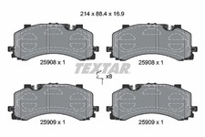 BREMSBELAGSATZ FÜR AUDI Q7 (4MB, 4MG, 4MQ) - TEXTAR 2590801