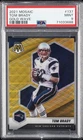 2021 PANINI MOSAIC GOLD WAVE #137 TOM BRADY 9/17 PSA 9