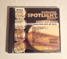 Sound Choice 8742 Male Pop Hits of 2001 Vol 1 CDG Karaoke CD New Sealed