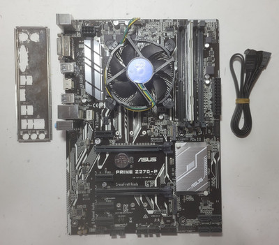 ASUS PRIME Z270-P Motherboard Core i7-7700 16GB RAM, IO Shield # 1792