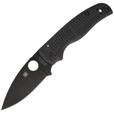 Spyderco Shaman Salt Compression Lock Black G10 Folding MagnaCut Knife 229GMCBKP