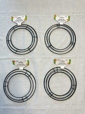 Round 8 Inch Metal Floral Wire Wreath Frame for EVENTS Decorations, BULK 8 PACK